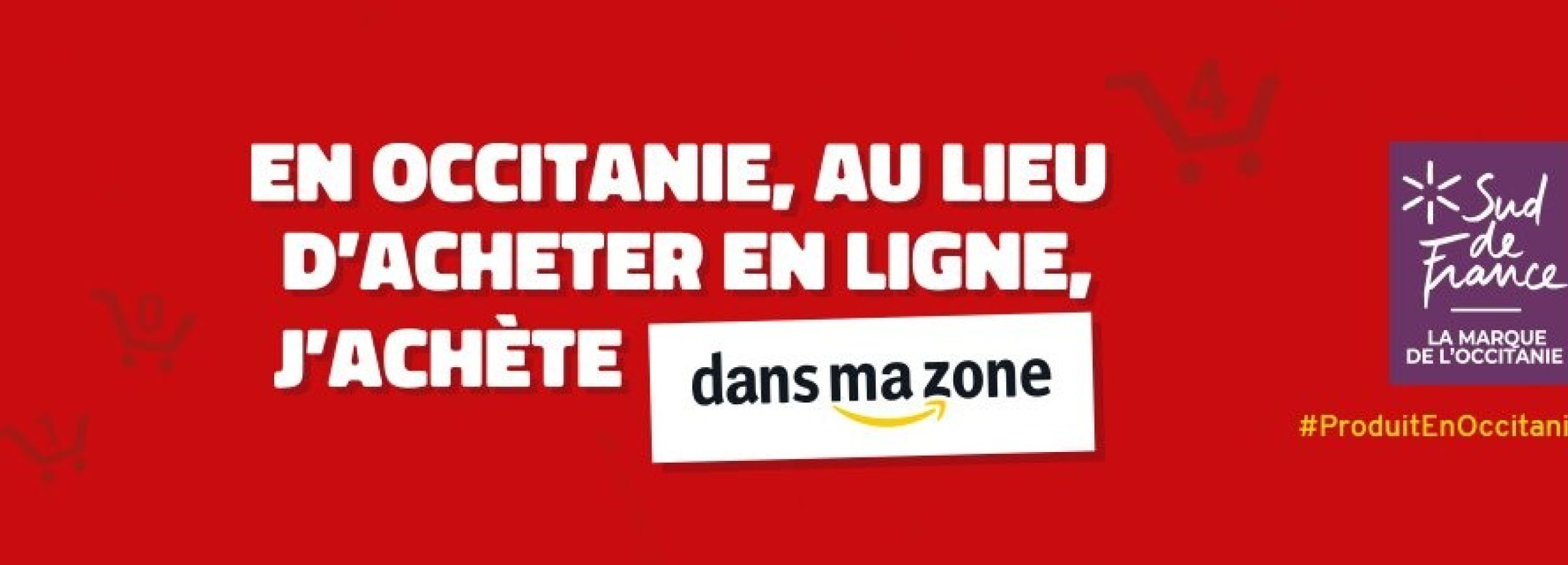 visuels de la campagne de communication "J’achète dans ma zone" ou "J’achète en face à face"