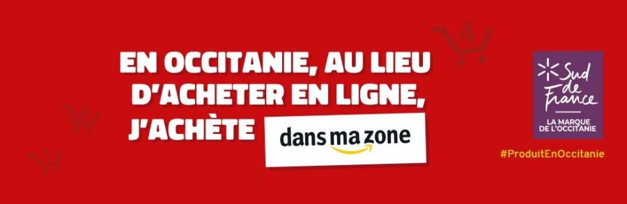 visuels de la campagne de communication "J’achète dans ma zone" ou "J’achète en face à face"