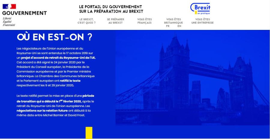 Brexit - Portail internet