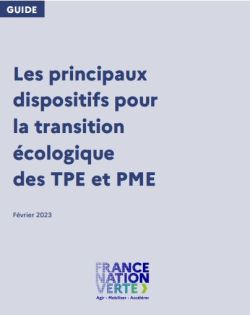 Les principaux dispositifs pour la transition écologique des TPE et PME